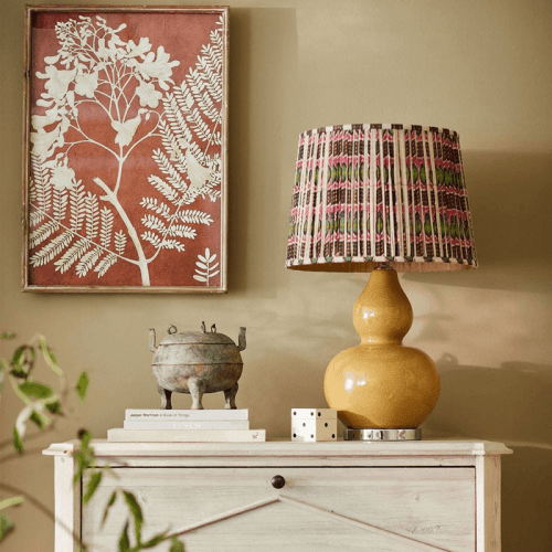 Image showing the Calabash Table lamp (base only), H42 x D28cm, Saffron Ceramic product.