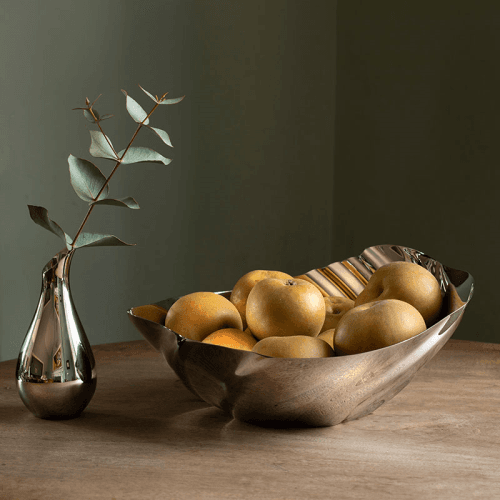Image showing the Cascade Dish, D28.5 x H12cm, Stainless Steel product.