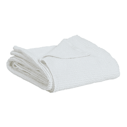 Image showing the Maia Throw, 140 x 200cm, Chalk product.