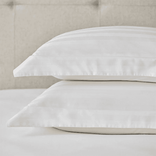 Image showing the Emmerson Standard Oxford Pillowcase, White product.