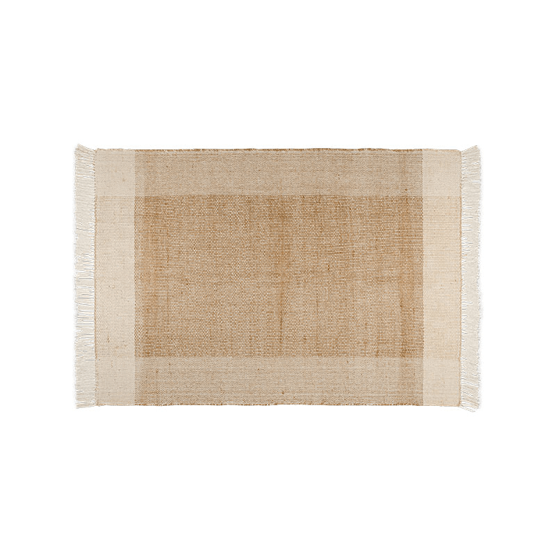 Andro Cotton & Jute Rug, 120 x 180cm, Natural