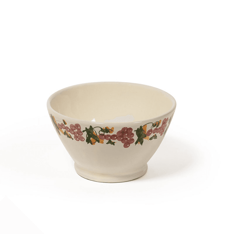 Vine Bowl, D15cm, Green and Pink
