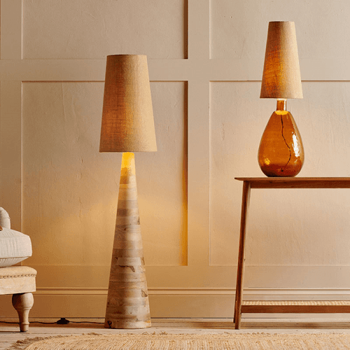 Image showing the Dia Jute Tall Lampshade, D30cm, Natural product.