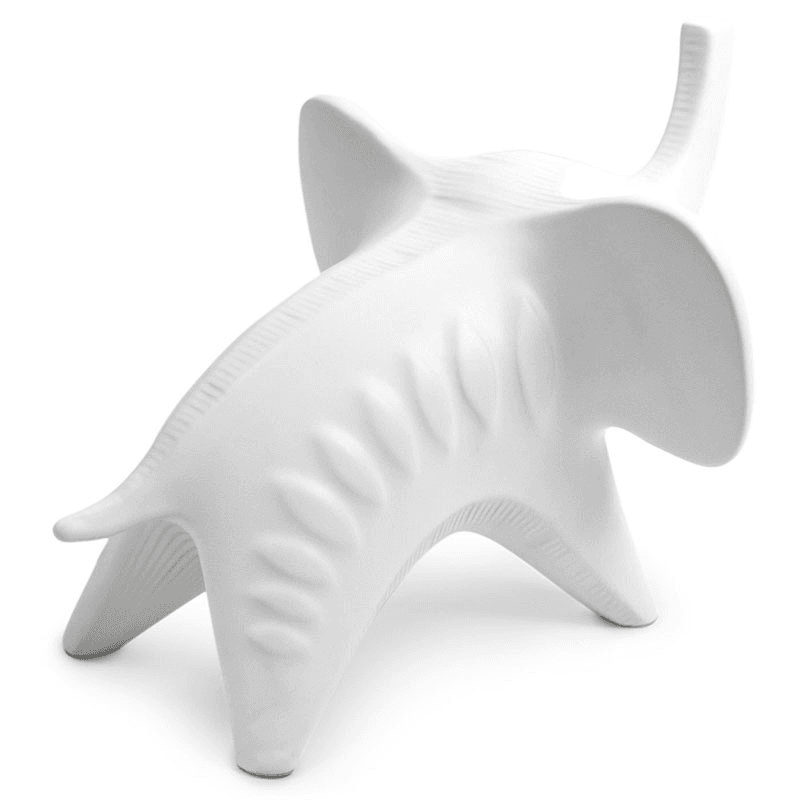 Elephant Menagerie, 34cm, White