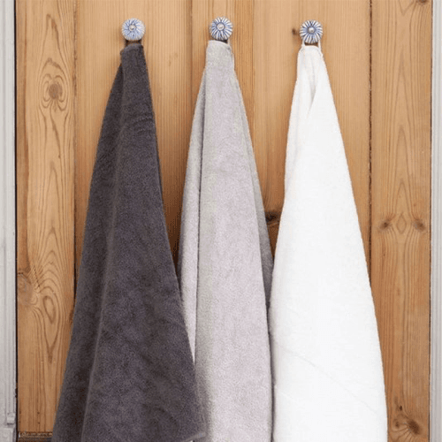 Image showing the Organic 600gsm The Bath Sheet, 100 x 160cm, Grey product.