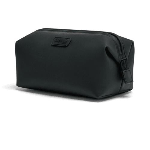 Image showing the Lost In Berlin Toiletry Bag, H13 x L23 x W12cm, Black product.