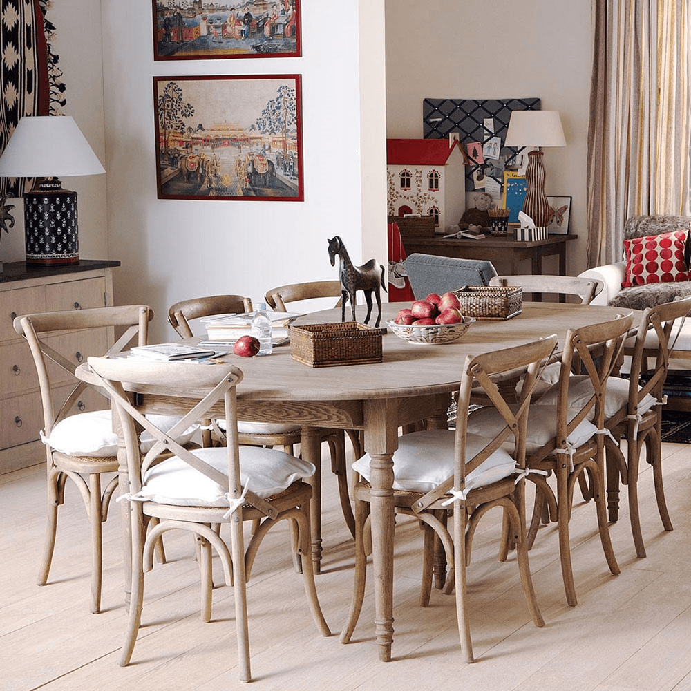 Petworth Dining table, Weathered Oak