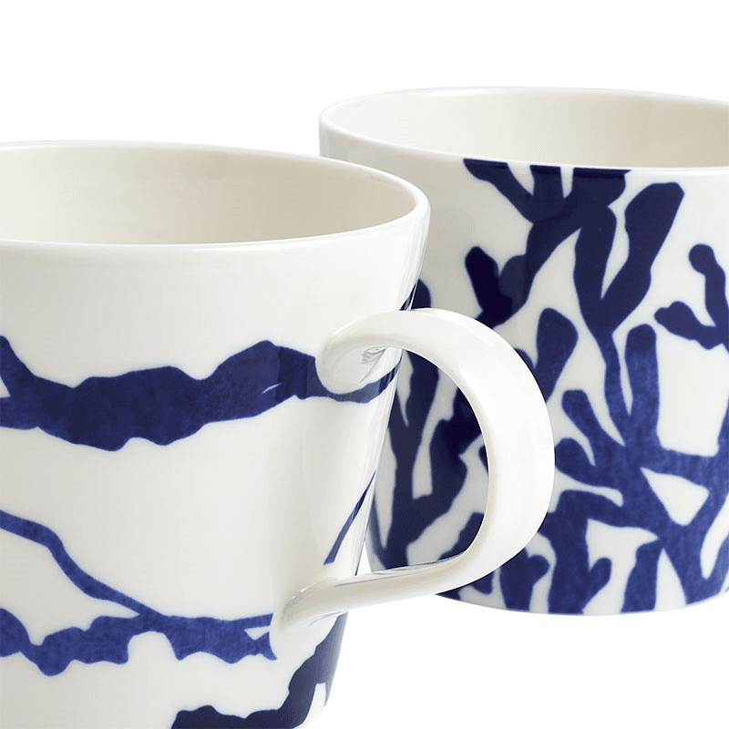 Pacific Set of 4 Mug, 400ml, Blue