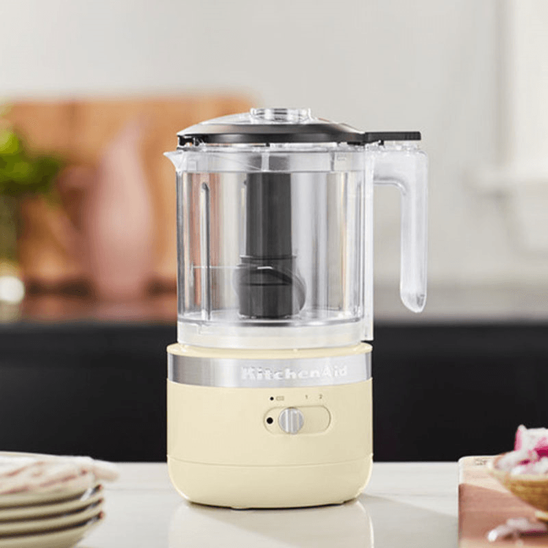 Cordless Food Chopper, 26.4cm, Almond Cream