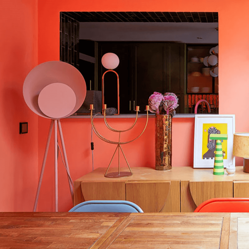 Diffuser Floor Lamp, H159cm, Pink