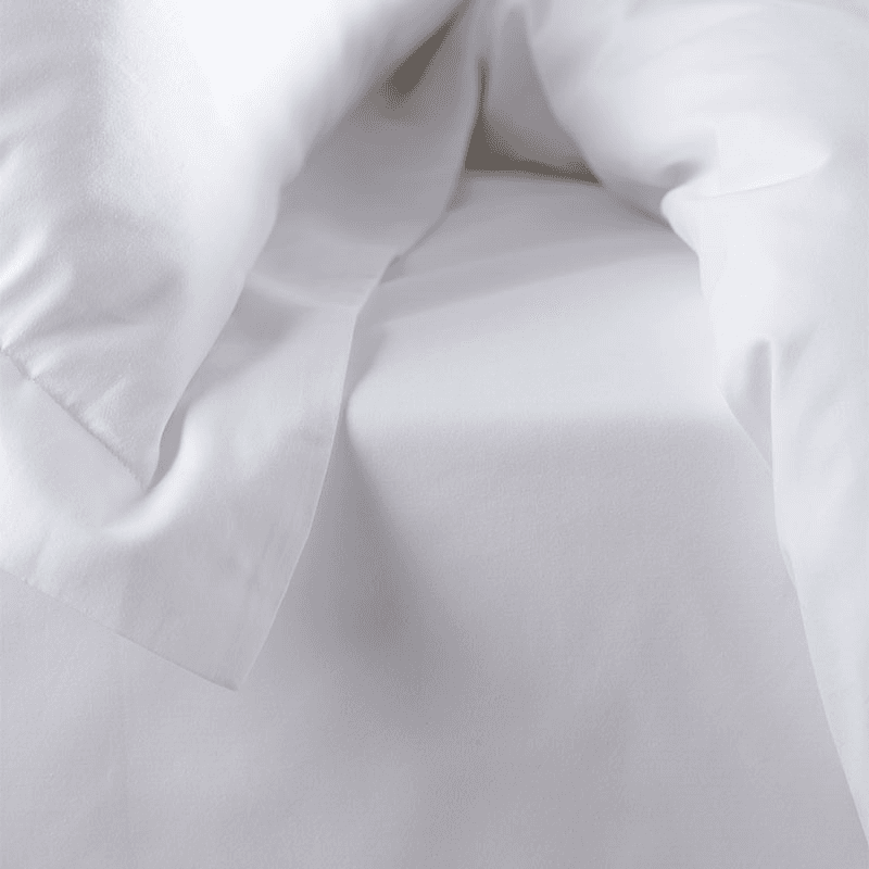 Petworth Cotton Duvet Cover, Super King, White