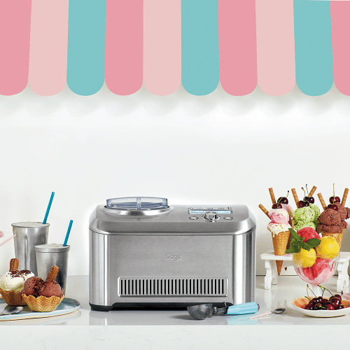 Image showing the The Smart Ice cream maker, 1 litre, stainless steel product.