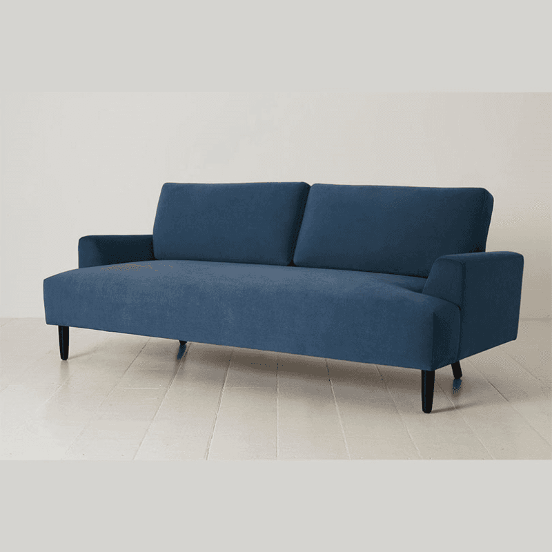 Model 05 3 Seater Velvet Sofa, Teal