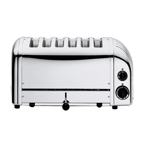 Image showing the Classic Vario 6 slot toaster, Polished Stainless Steel product.