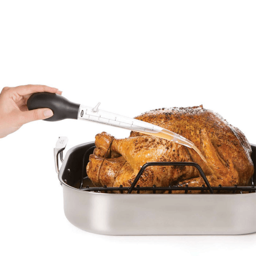Image showing the Angled baster with cleaning brush product.
