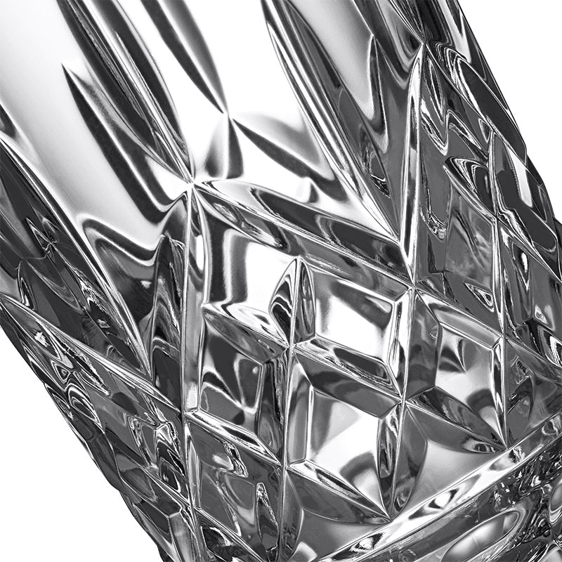 Lismore Vase, H20.4cm, Clear