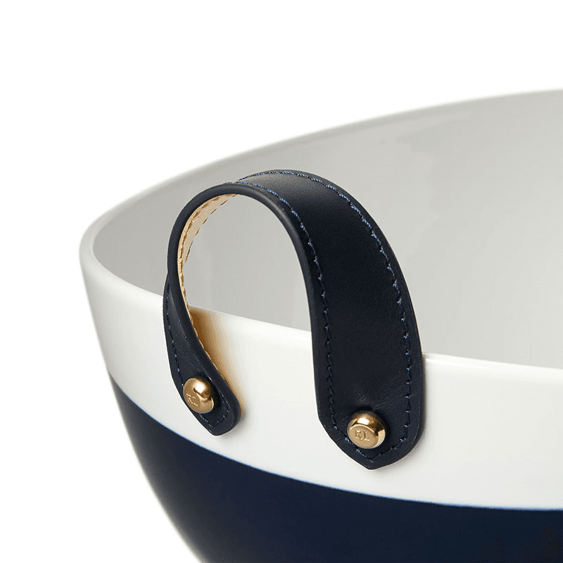 Wyatt Salad bowl, Navy & White