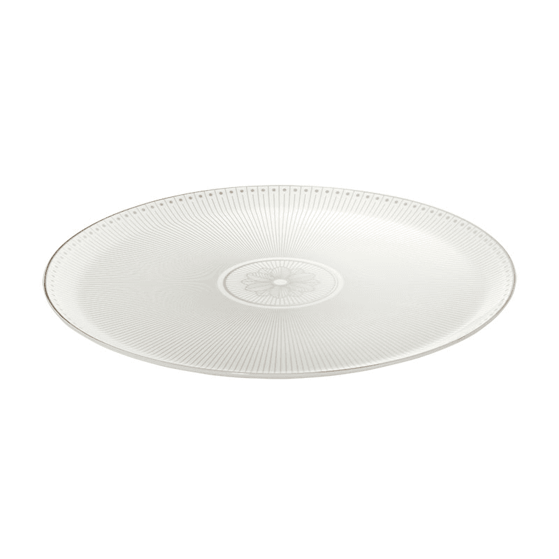 Malmaison Impériale Pie Dish, L32cm, Platinum