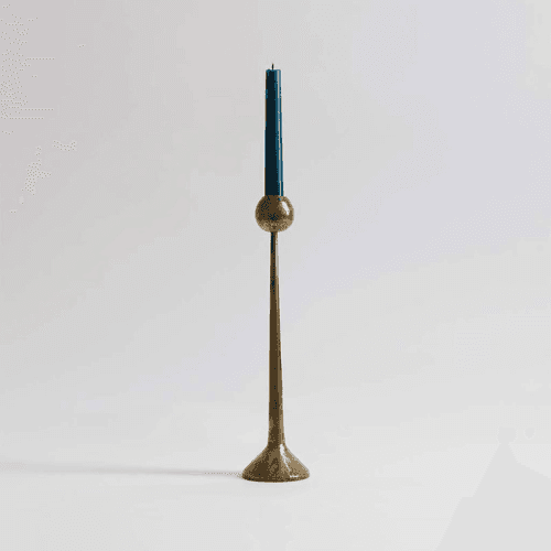 Image showing the Irrawaddy Candle Stick, H31cm, Brass product.