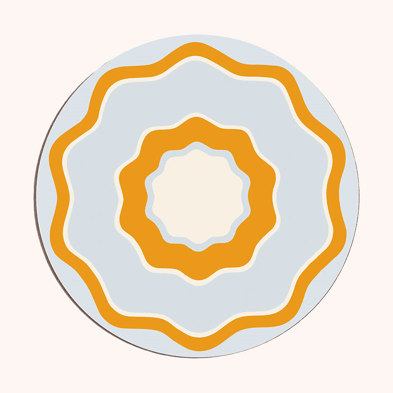 Flowerama Set of 6 Placemats, D29cm, Multi