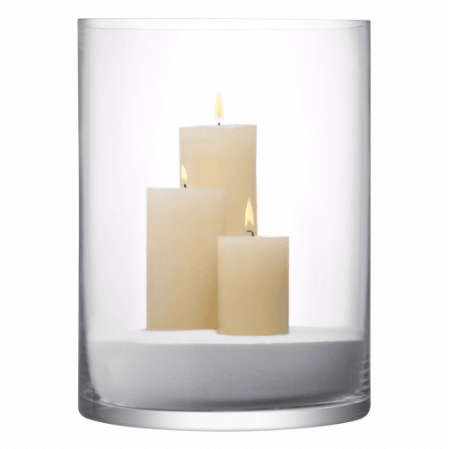 Image showing the Column Vase/candleholder, 40 x 30cm, clear product.