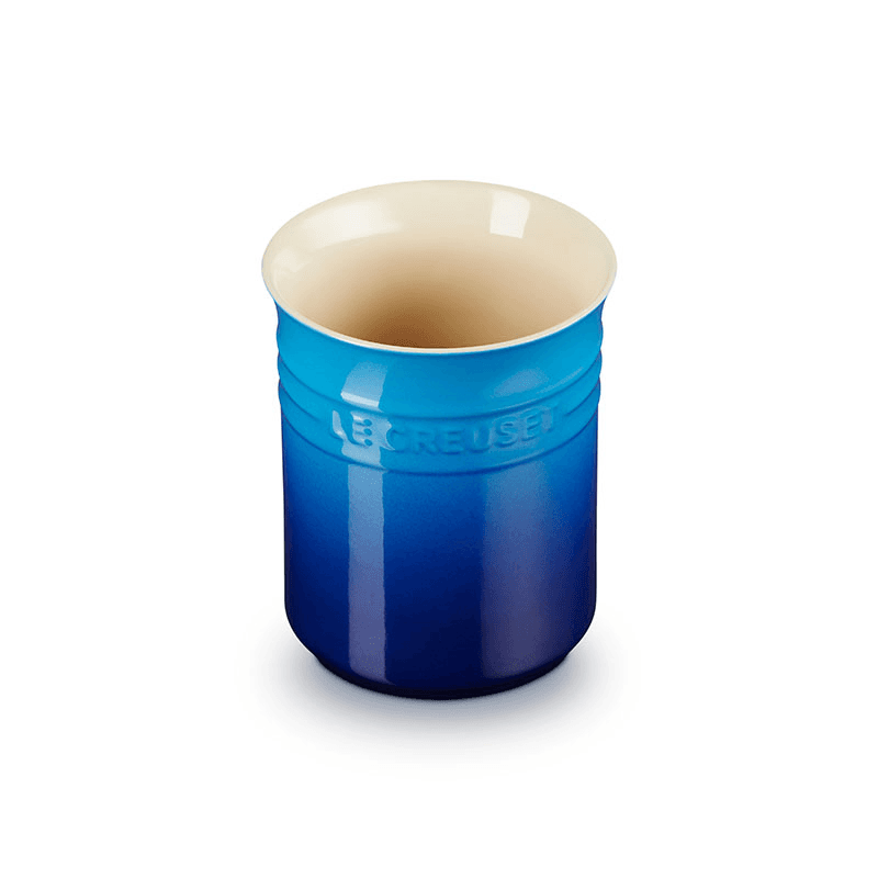 Stoneware Small Small Utensil Jar, Azure