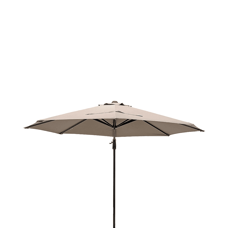Voyager T1 Round Parasol, 3m, Taupe