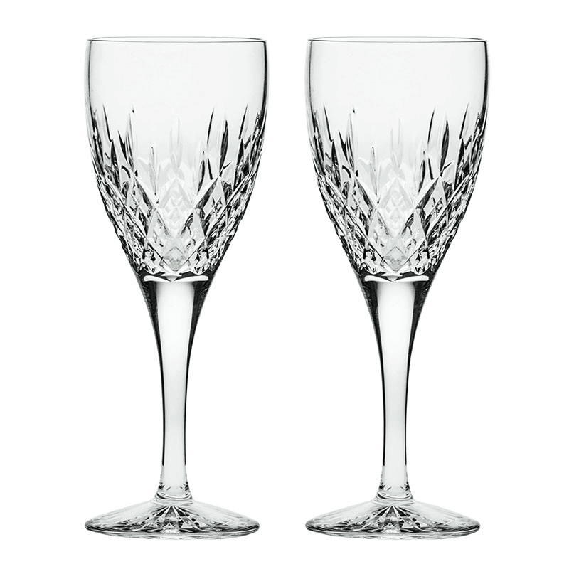 Sandringham Set of 2 Wine Glasses, 280ml, Clear