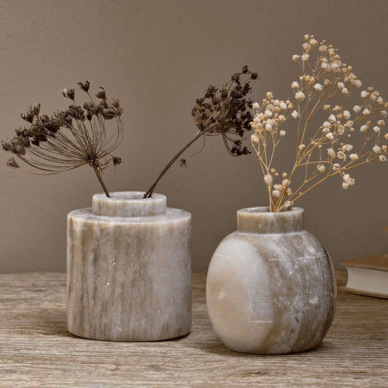 Khari Vase, H9.5cm, Marble