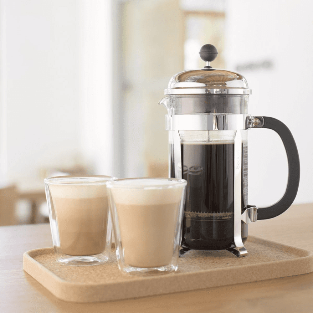Chambord 8 cup coffee maker, 1 litre, Shiny