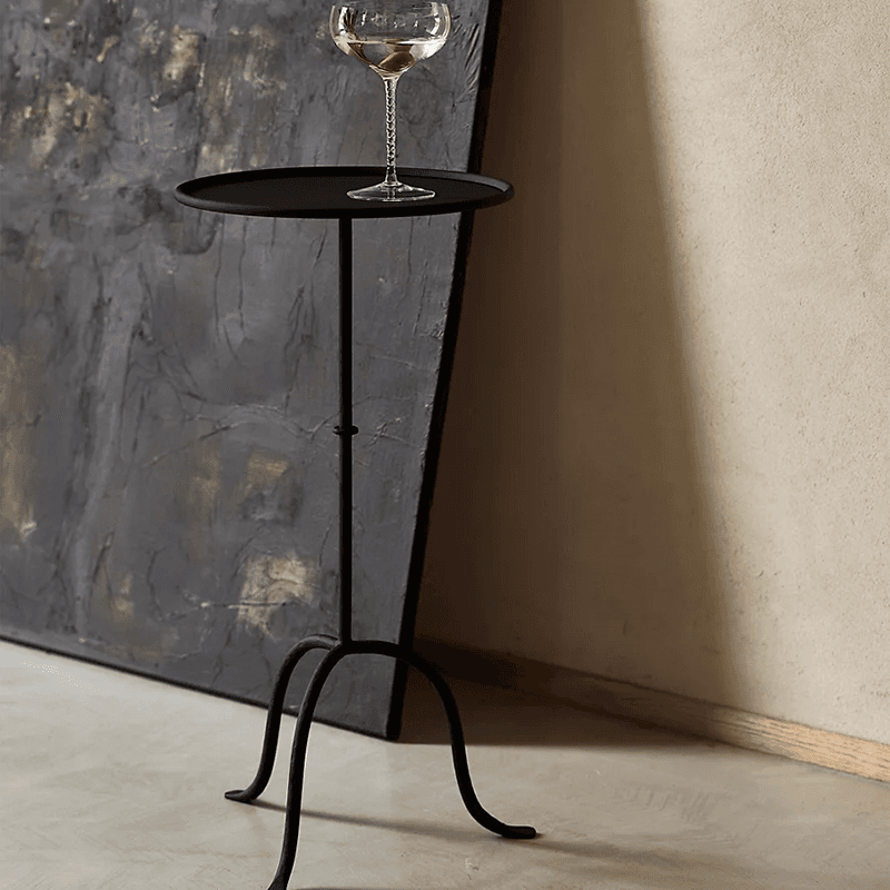 Marton Side Table, H62cm, Black