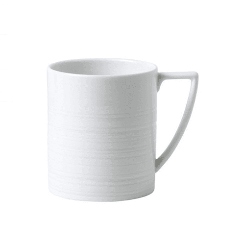 Strata Mug, H10.4 x W8.8 x D12.3cm, White