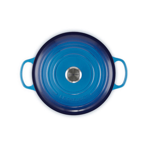 Image showing the Signature Cast Iron Round Casserole, 28cm, Azure product.