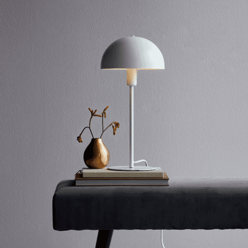 Image showing the Ellen Table Lamp, H40cm, White product.