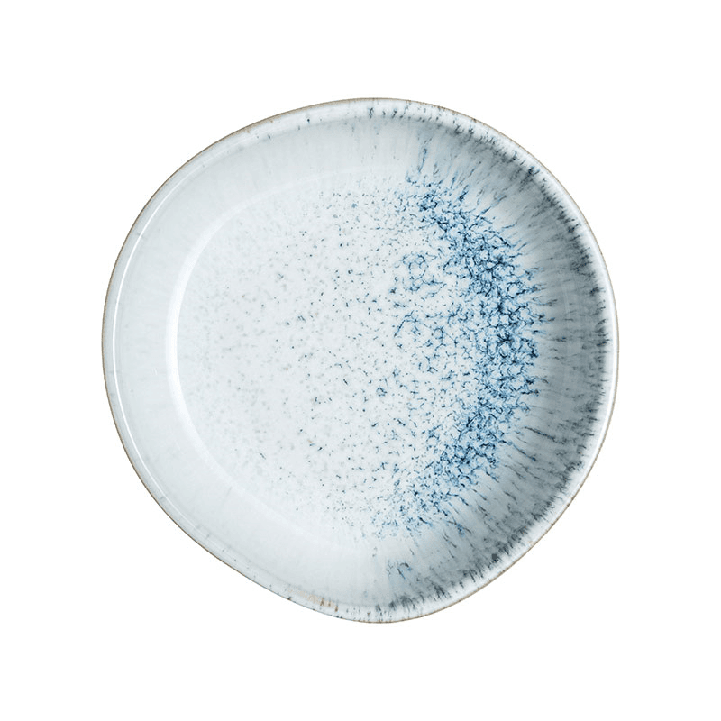 Kiln Blue Small Alt Organic Dish, D13cm