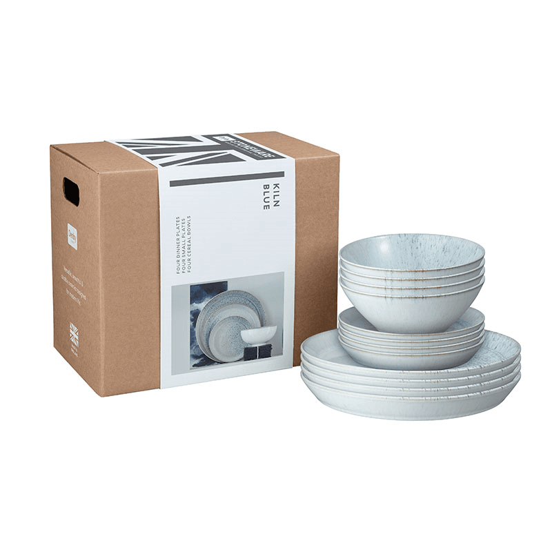 Kiln Blue 12 piece Tableware Set