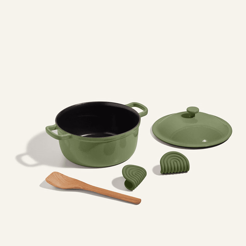 Cast Iron Perfect Pot, Sage