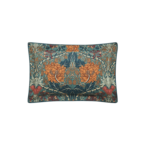 Image showing the Honeysuckle & Tulip Duvet Cover Set, King, Mulberry & Teal product.