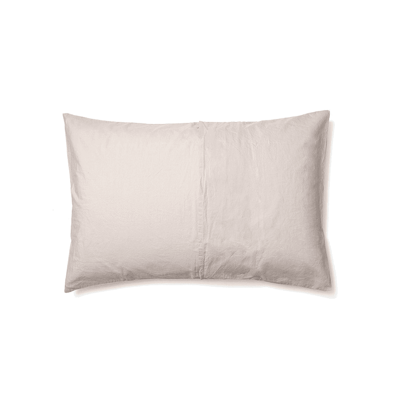 Relaxed Cotton Pair of Standard Pillowcases, Rose