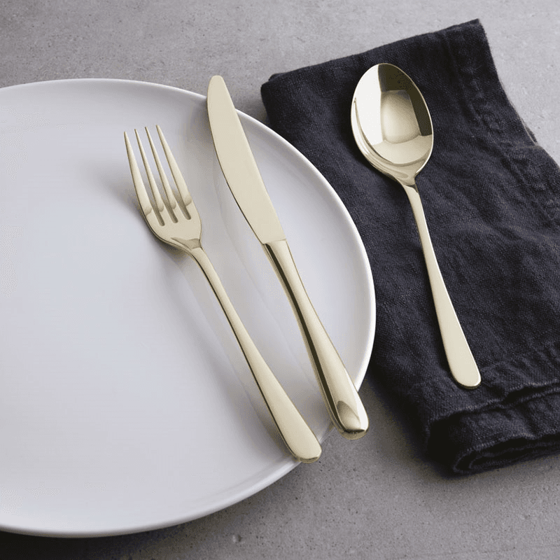 Taste 24 Piece Cutlery Set, Champagne