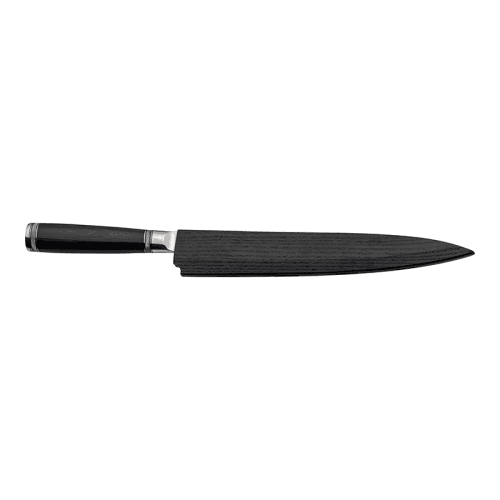 Image showing the Katana Saya Pakkawood Yanagi Sashimi, 24cm Damascus Blade product.