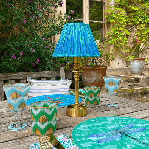 Image showing the Phileas Rechargeable Table Lamp Base Only, H25cm x W10cm, Antique Brass product.