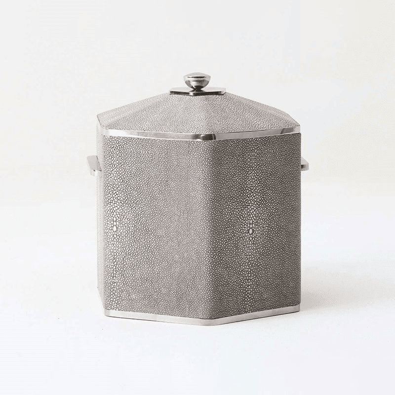 Ice Bucket, Barley Shagreen