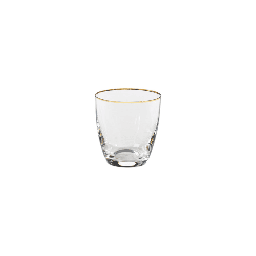 Image showing the Sensa Set of 6 Tumblers, 300ml, Gold Rim product.