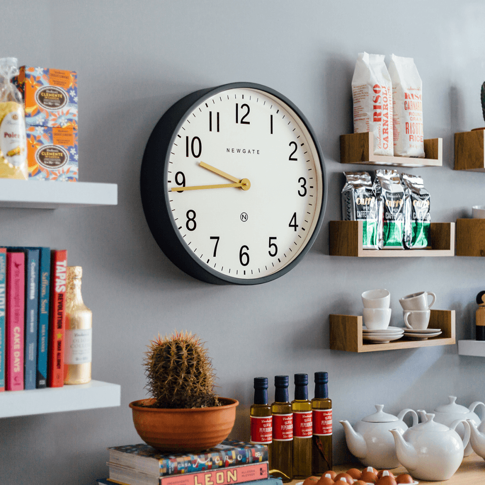 Mr Edwards Wall clock, Dia45cm, Moonstone Grey