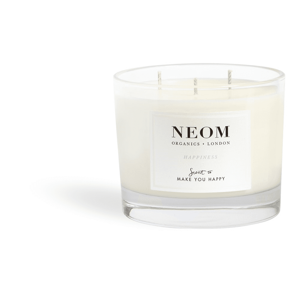 Scent to Make You Happy 3 wick scented candle, White