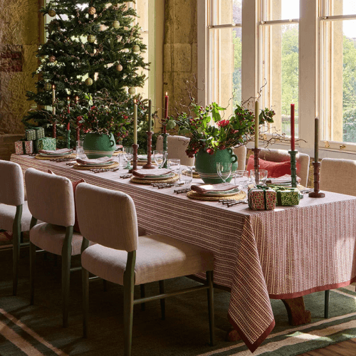 Image showing the Bel Tablecloth, 250 x 170cm, Red product.
