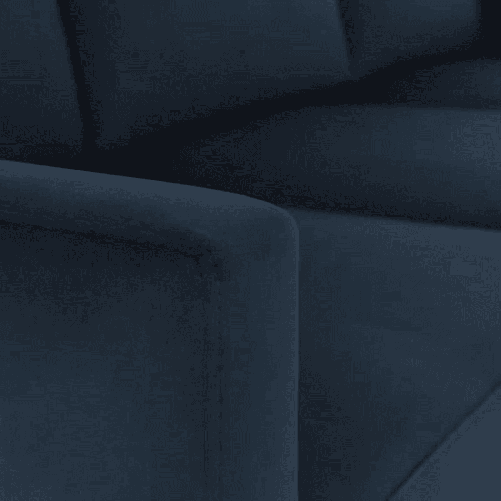 Model 01 3 Seater Velvet Sofa, Teal