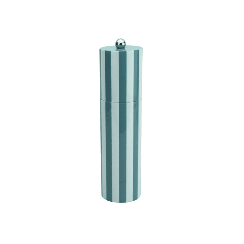 Striped Salt & Pepper Mill, H24cm, Chambray Blue