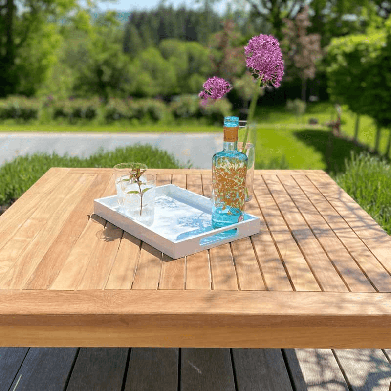 Primrose Square Coffee Table, L100 x W100cm, Teak